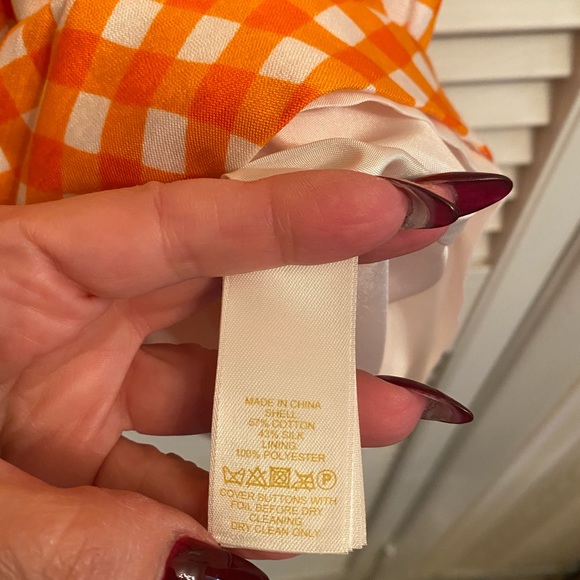 Kate Spade Tallulah gingham check dress size 4 - Picture 7 of 8